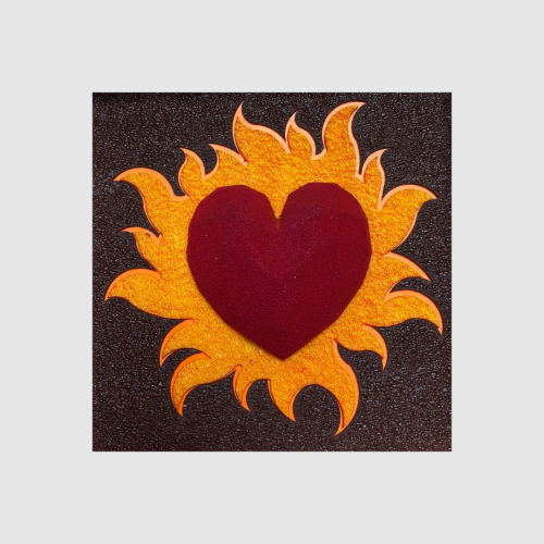 Coffret "Coeur solaire gourmand" chocolat au lait
