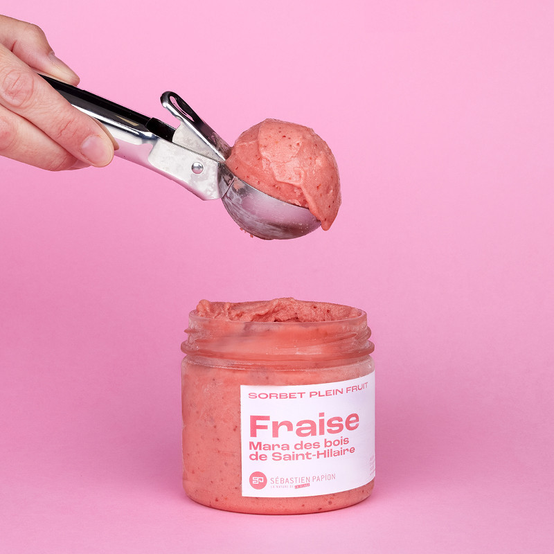 Sorbet Fraise Mara-des-Bois Sorbet Fraise Mara-des-Bois