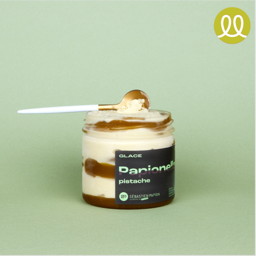 Glace Papionella® Pistache et Papionella® Pistache