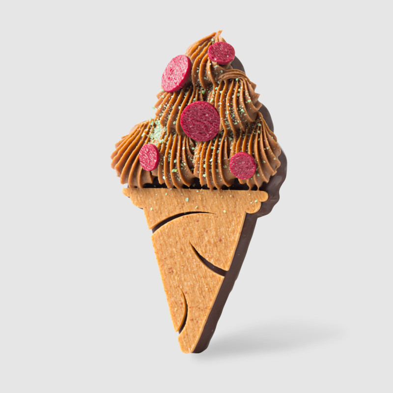 Bouchée gourmande  " cornet de glace"