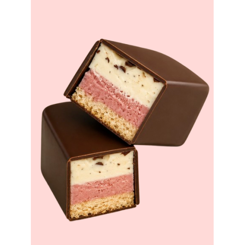 Barre glacée Vanille - Fraise