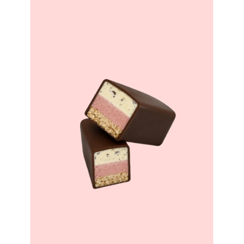 Barre glacée Vanille - Fraise