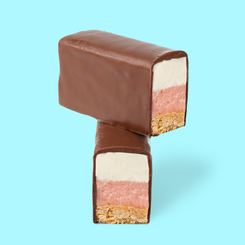 Barre glacée Vanille - Fraise