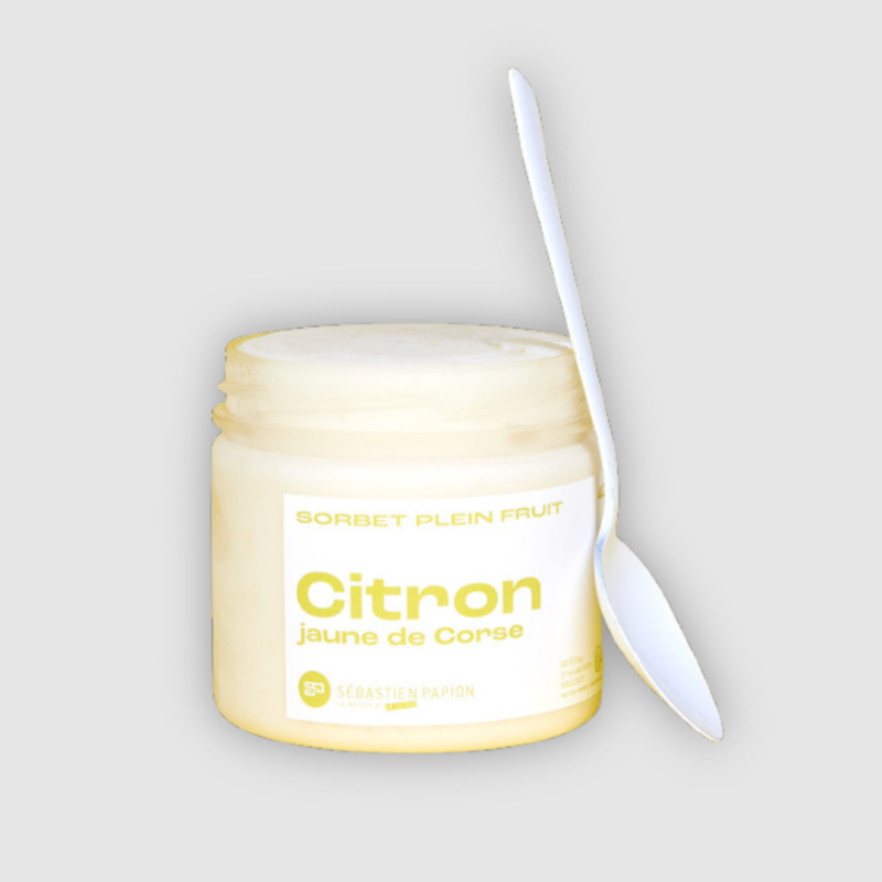 Sorbet Citron jaune de Corse Sorbet Citron jaune de Corse