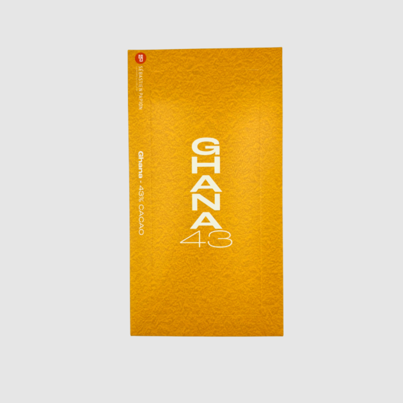 Tablette de chocolat au lait "Ghana " 43% cacao Tablette de chocolat au lait "Ghana " 43% cacao